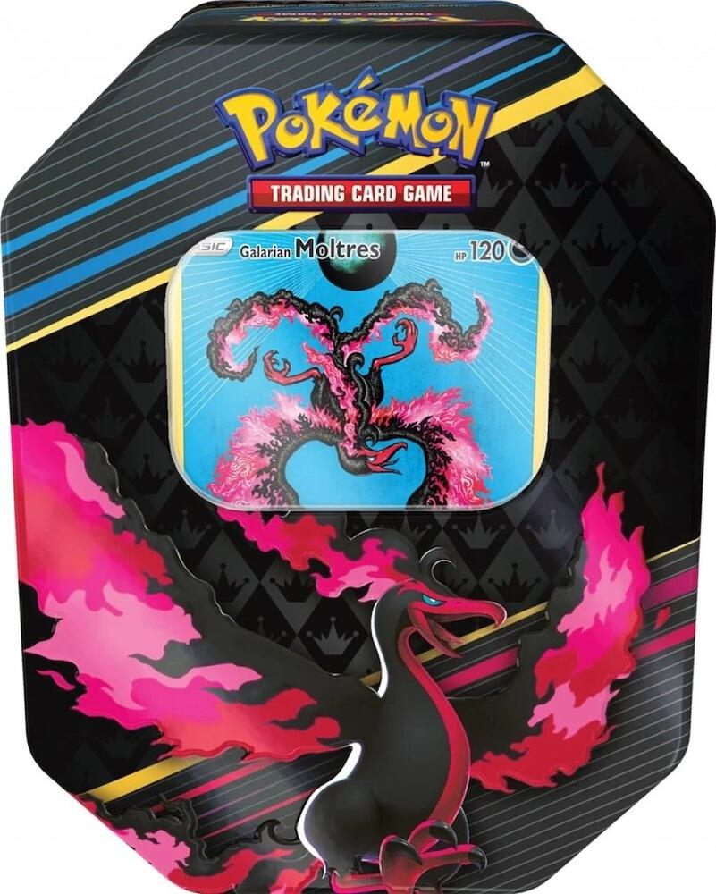 Crown Zenith Tin [Galarian Moltres] (International Version) 4 Packs