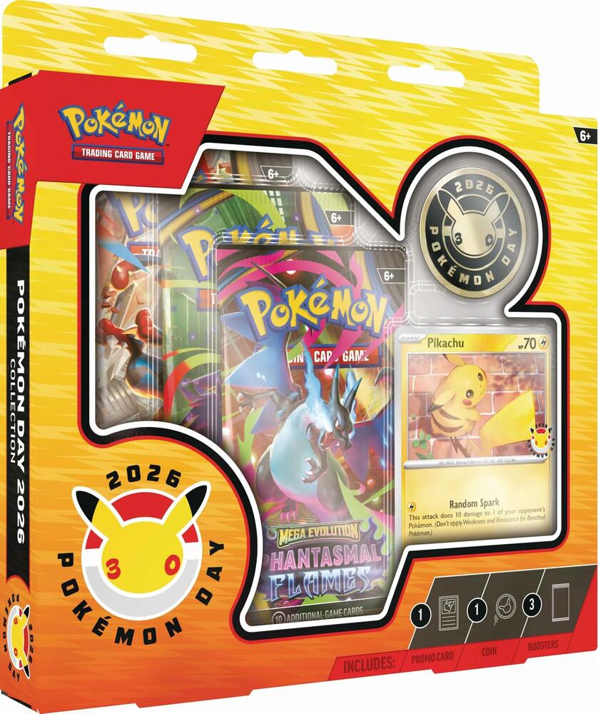 2026 Pokemon Day Collection Box (3 Packs + 1 Promo)