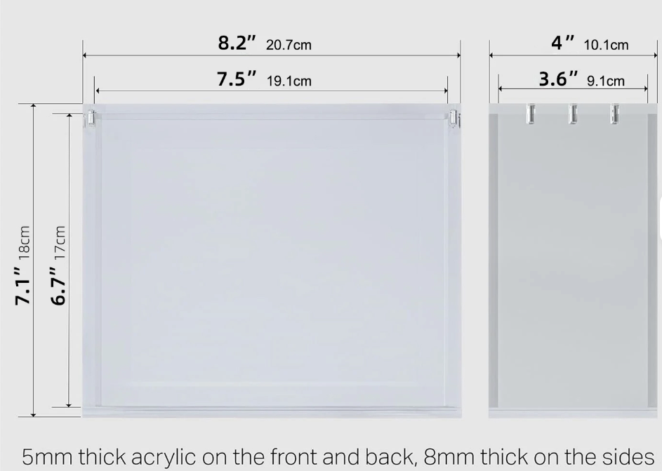 Premium Acrylic Magnetic Display Case for Elite Trainer Box (ETB)