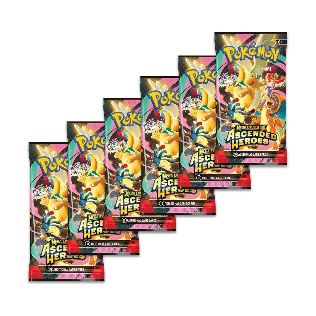 Pokémon: Acended Heroes Booster Bundle (6 Packs)