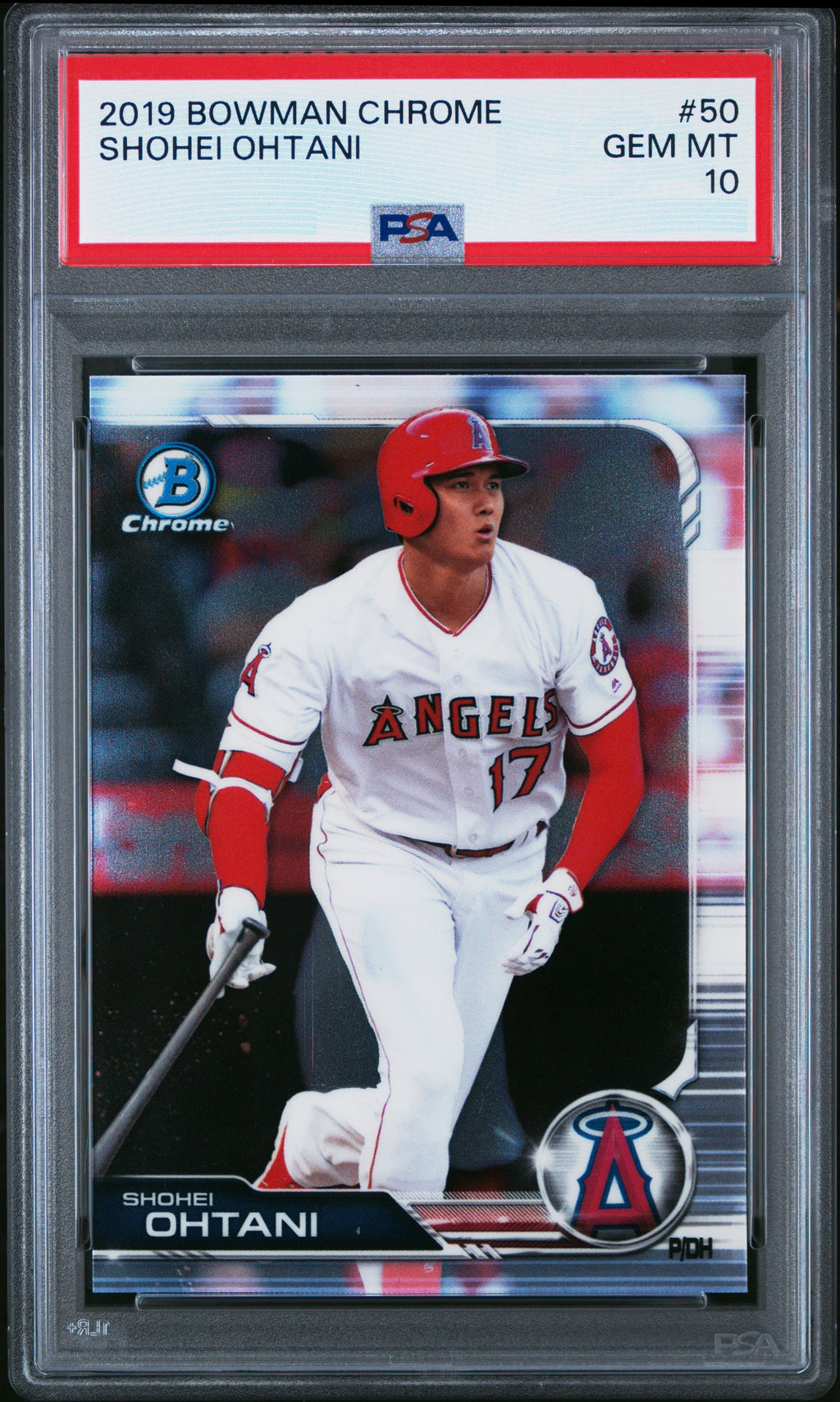 SHOHEI OHTANI #50 - 2019 Bowman Chrome(2nd Year) - PSA 10