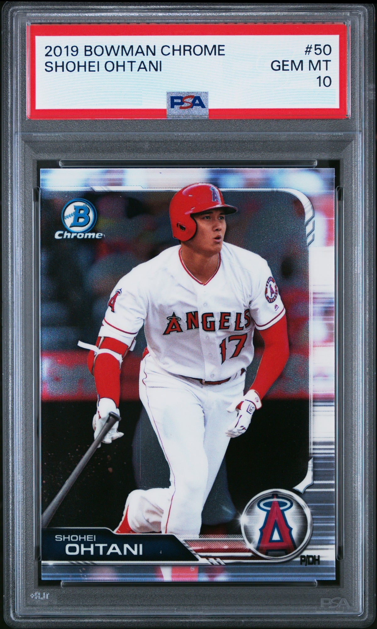SHOHEI OHTANI #50 - 2019 Bowman Chrome(2nd Year) - PSA 10