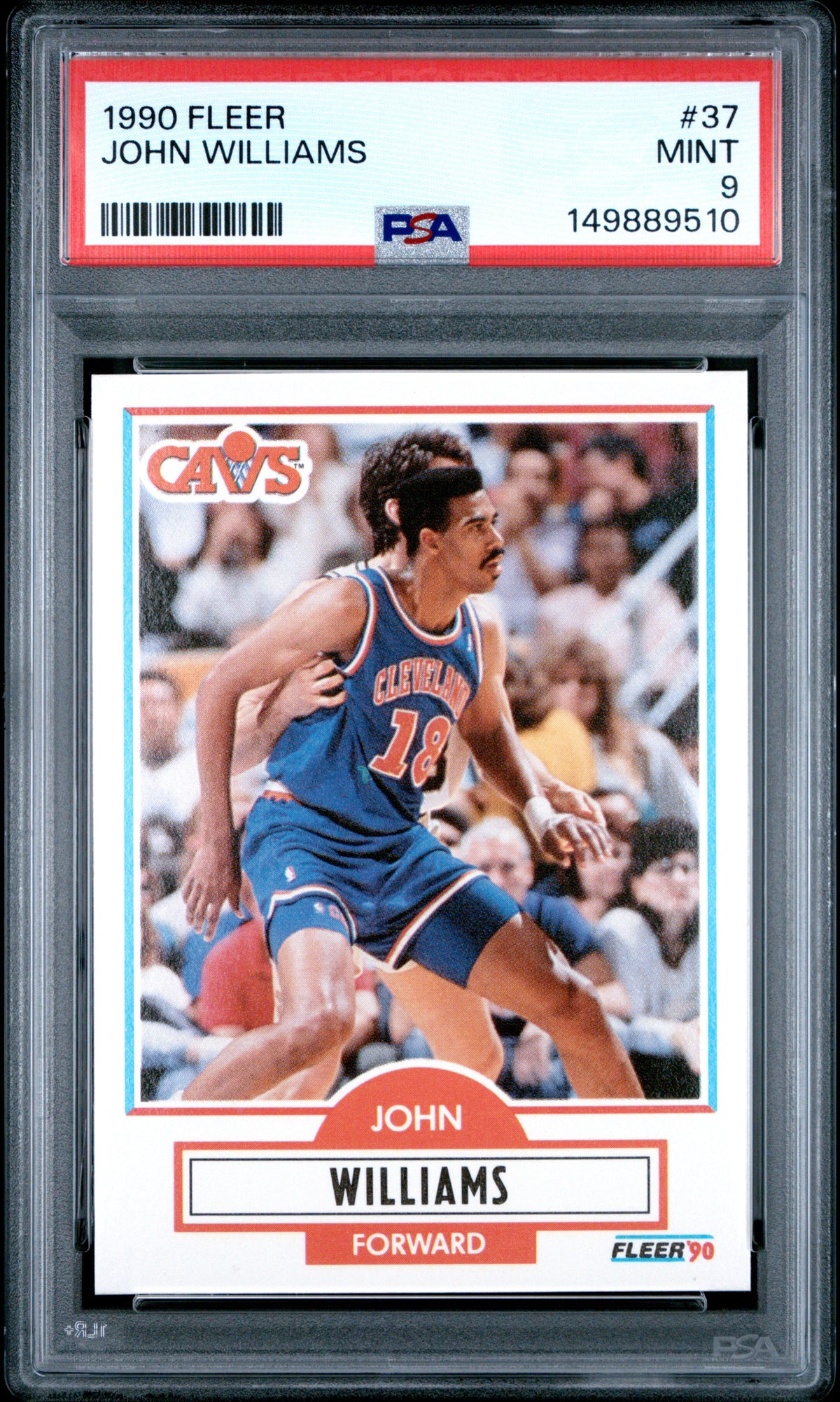 JOHN WILLIAMS #37 - 1990 Fleer