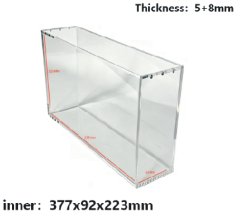 Premium Acrylic Magnetic Display Case for Mega Charizard UPC
