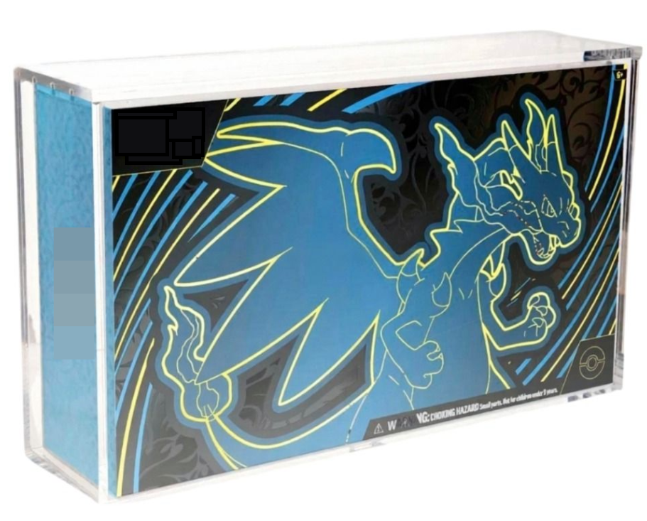 Premium Acrylic Magnetic Display Case for Mega Charizard UPC