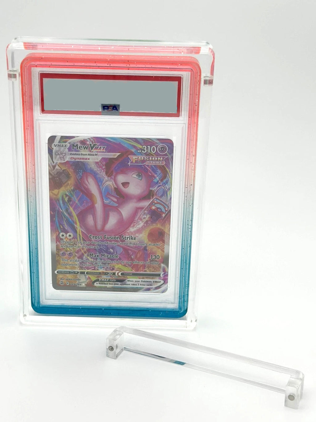 Universal Acrylic Magnetic Display Case for Graded Card with Bumper Installed - 10% off on 2+